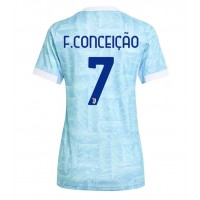 Juventus Francisco Conceicao #7 Vonkajší Ženy futbalový dres 2025-26 Krátky Rukáv